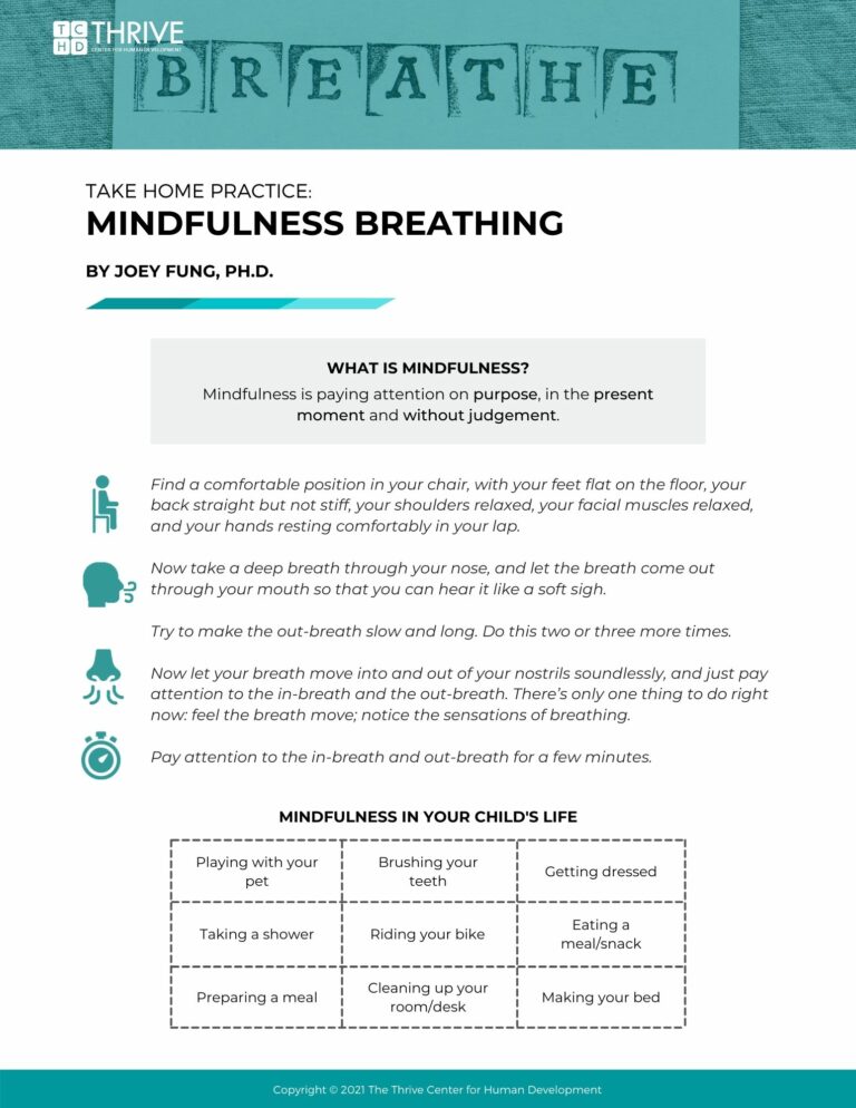 A 4-Step Mindful Breathing Exercise - The Thrive Center for Human ...