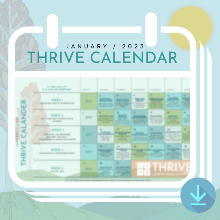 What is Thriving and Why is it Important? The Thrive Center for Human